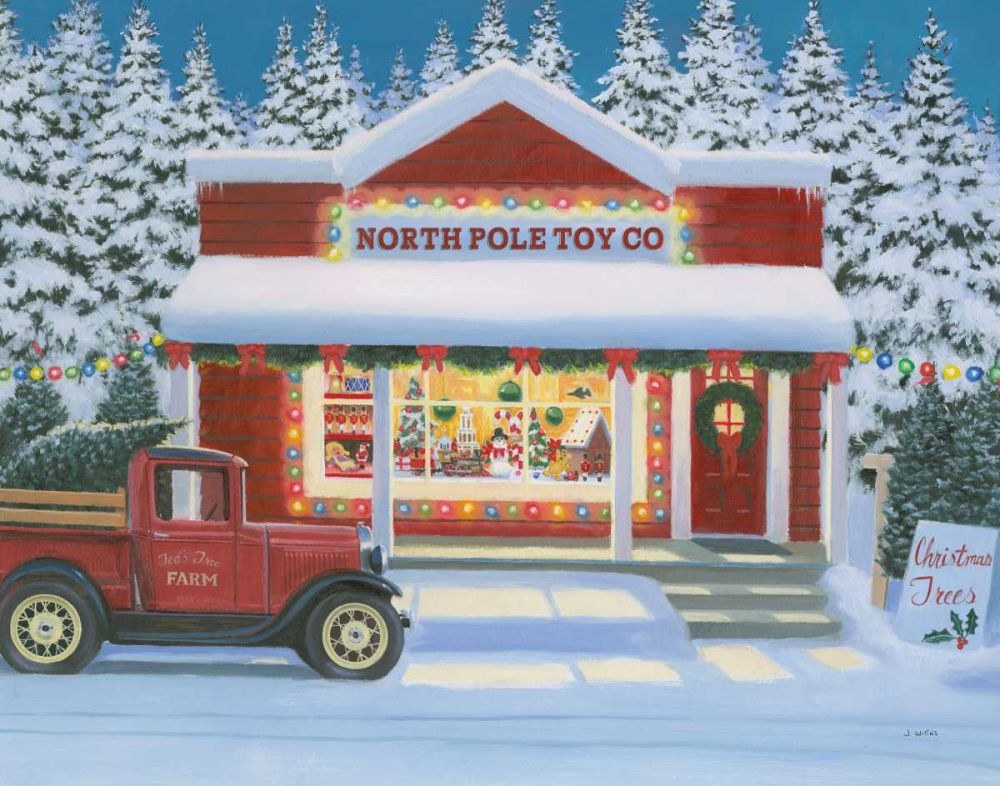 Holiday Moments II North Pole art print by James Wiens for $57.95 CAD