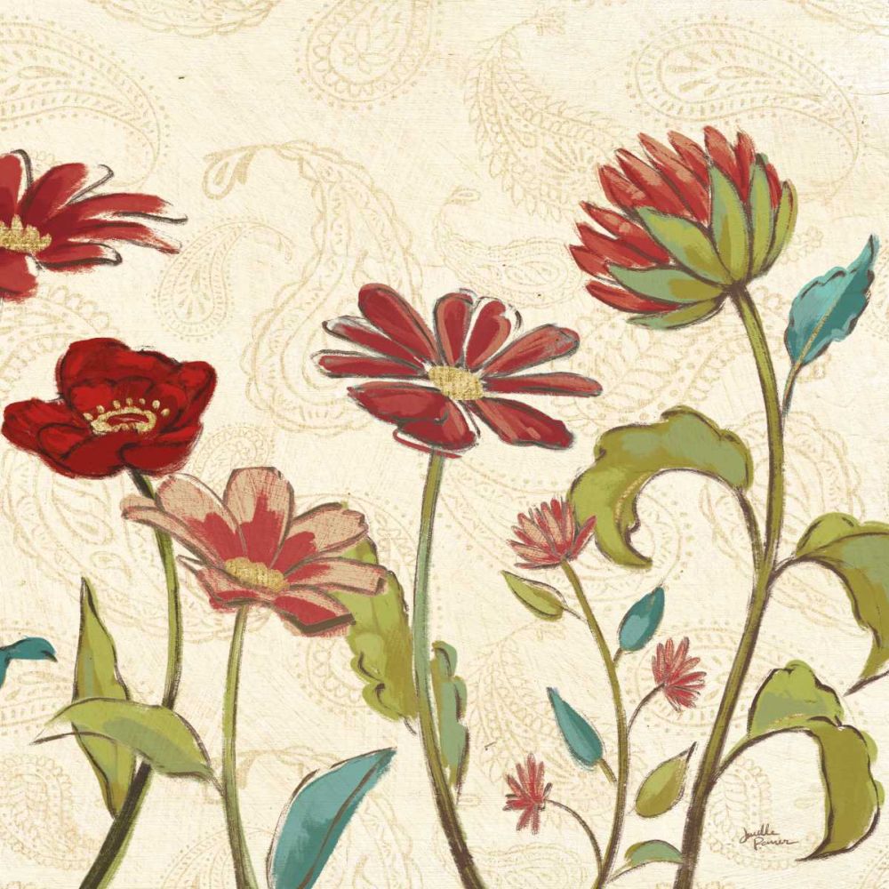 Red Gold Beauties II Crop art print by Janelle Penner for $57.95 CAD