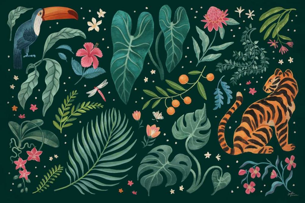 Jungle Love I art print by Janelle Penner for $57.95 CAD