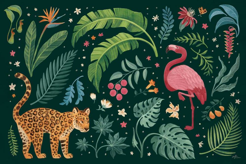 Jungle Love II art print by Janelle Penner for $57.95 CAD