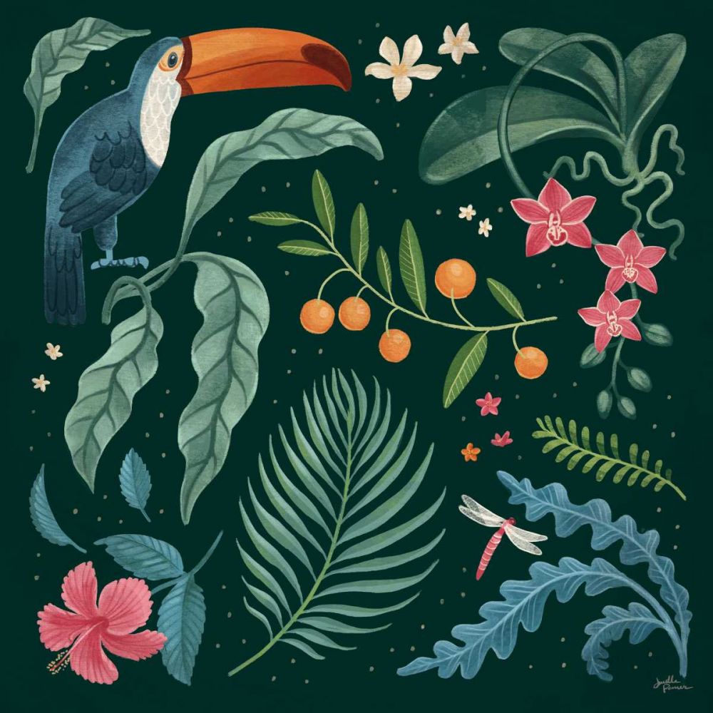 Jungle Love III art print by Janelle Penner for $57.95 CAD