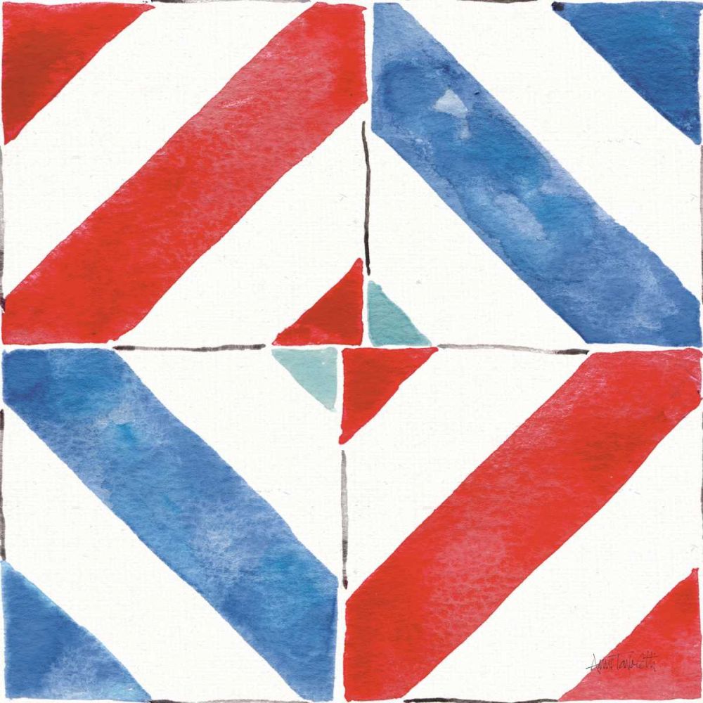 Americana Mood Pattern VIII art print by Anne Tavoletti for $57.95 CAD