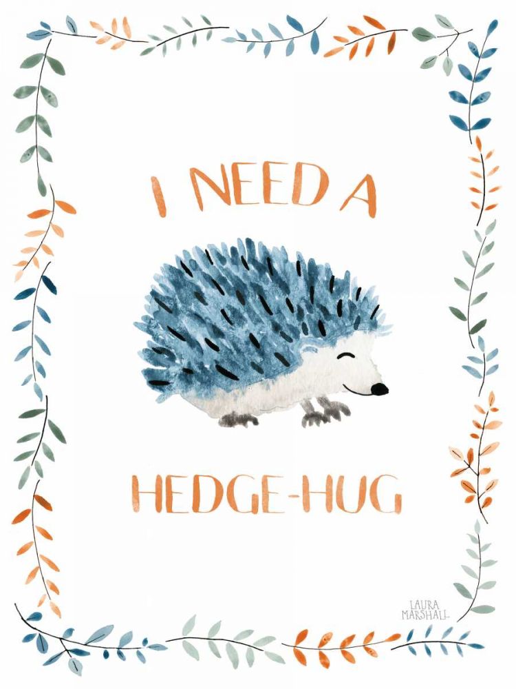 Woodland Whimsy X Hedge-Hug art print by Laura Marshall for $57.95 CAD