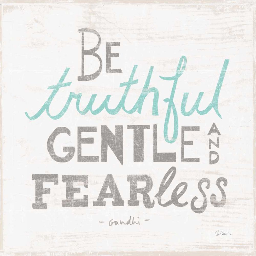 Be Truthful Gray art print by Sue Schlabach for $57.95 CAD