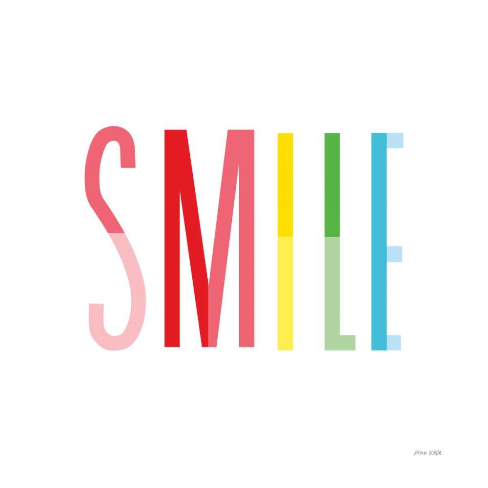 Smile art print by Ann Kelle for $57.95 CAD