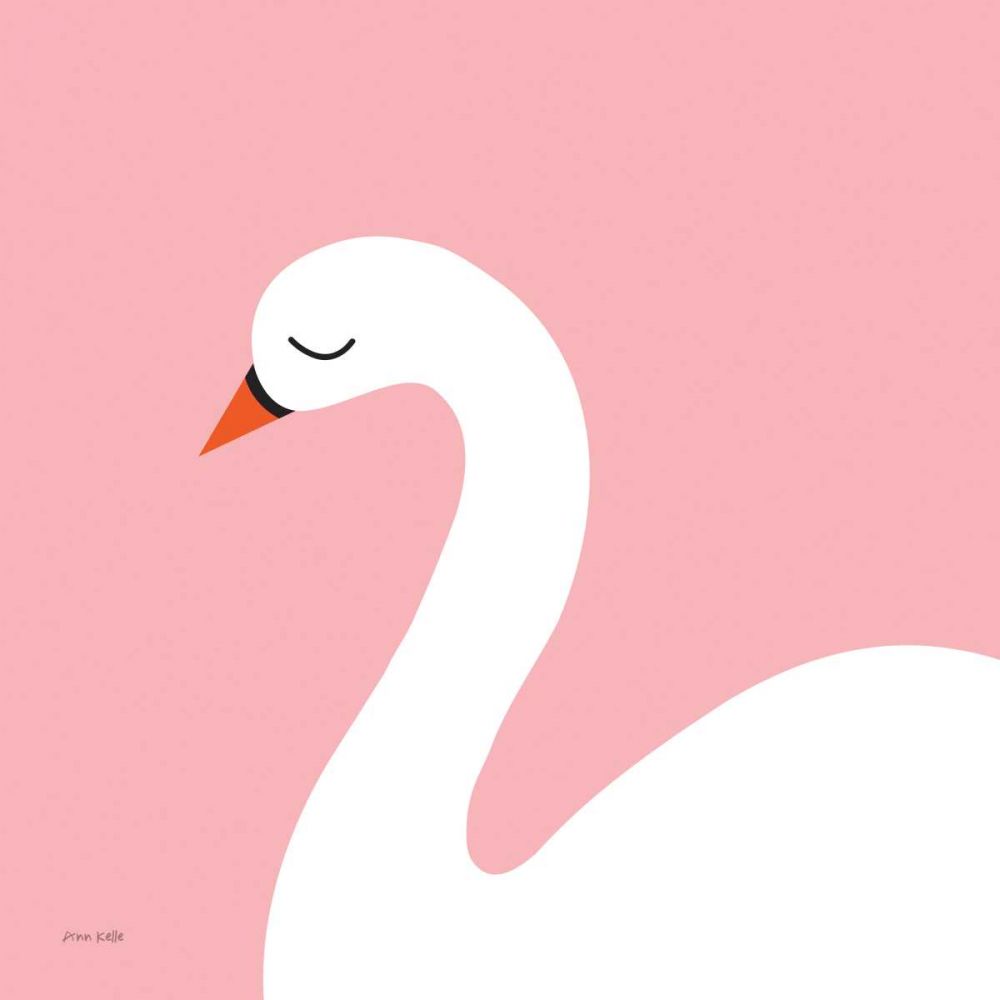 Swan art print by Ann Kelle for $57.95 CAD