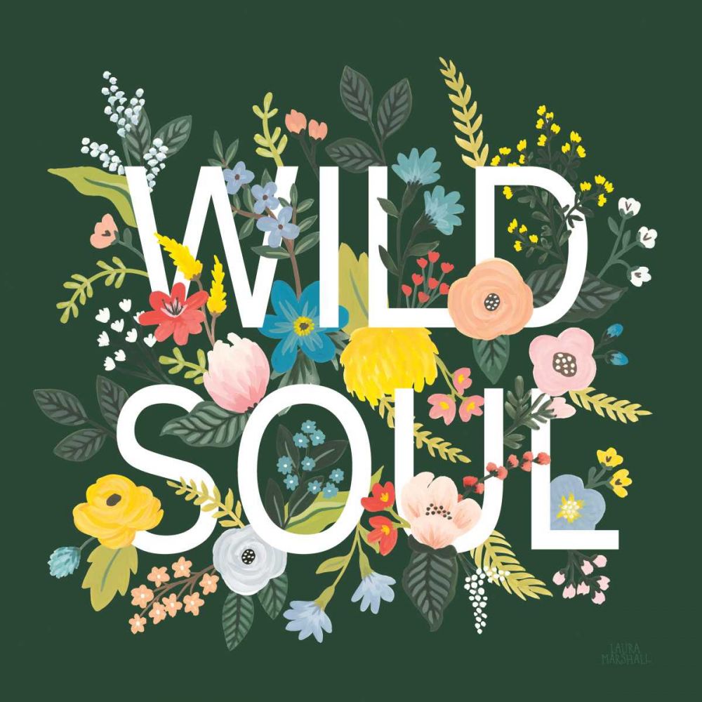 Wild Garden I Green art print by Laura Marshall for $57.95 CAD