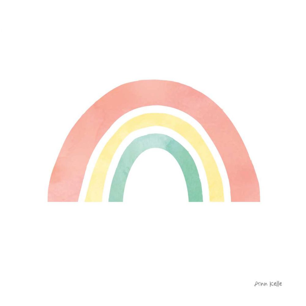 Pastel Rainbow I art print by Ann Kelle for $57.95 CAD