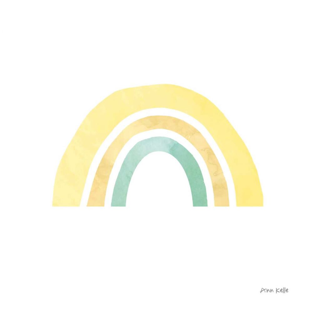 Pastel Rainbow II art print by Ann Kelle for $57.95 CAD