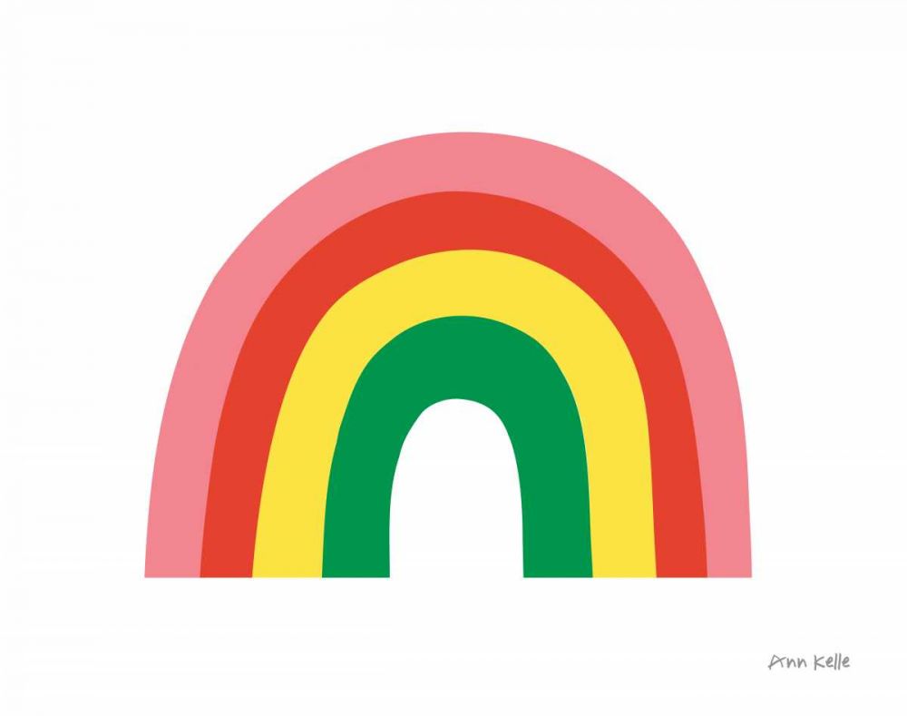 Rainbow I art print by Ann Kelle for $57.95 CAD