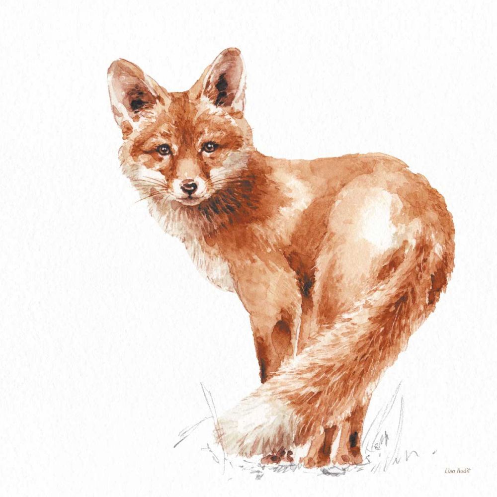 Forest Friends XI Red art print by Lisa Audit for $57.95 CAD