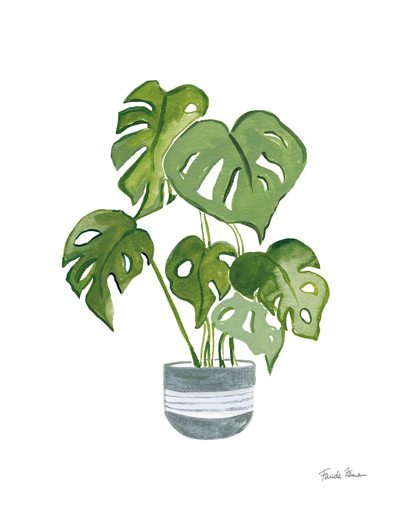 Green House Plants II art print by Farida Zaman for $57.95 CAD