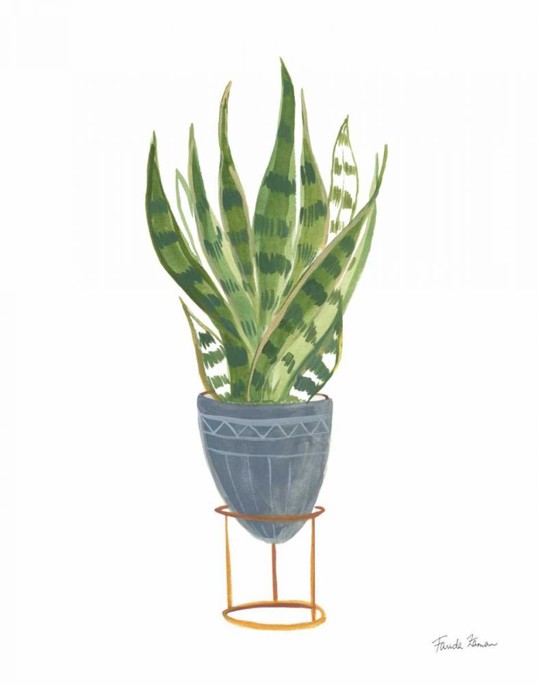 Green House Plants IV art print by Farida Zaman for $57.95 CAD