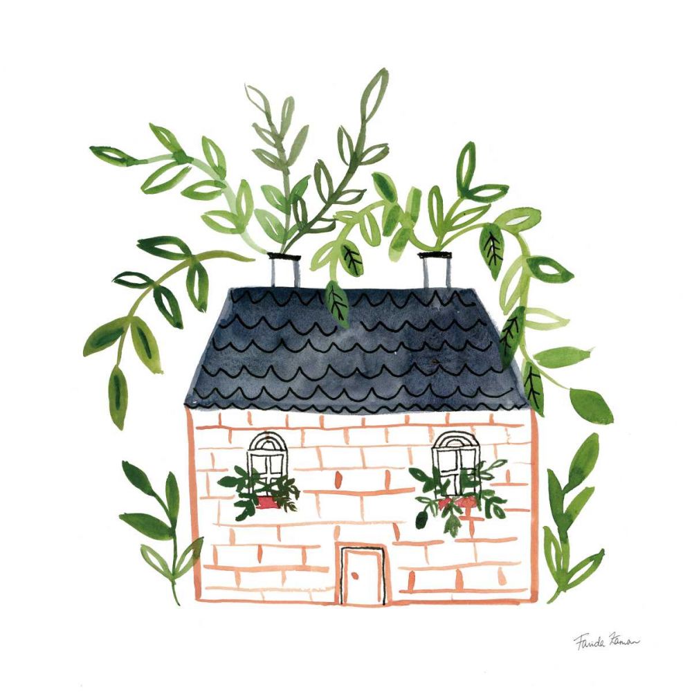 Home Sweet Home II art print by Farida Zaman for $57.95 CAD