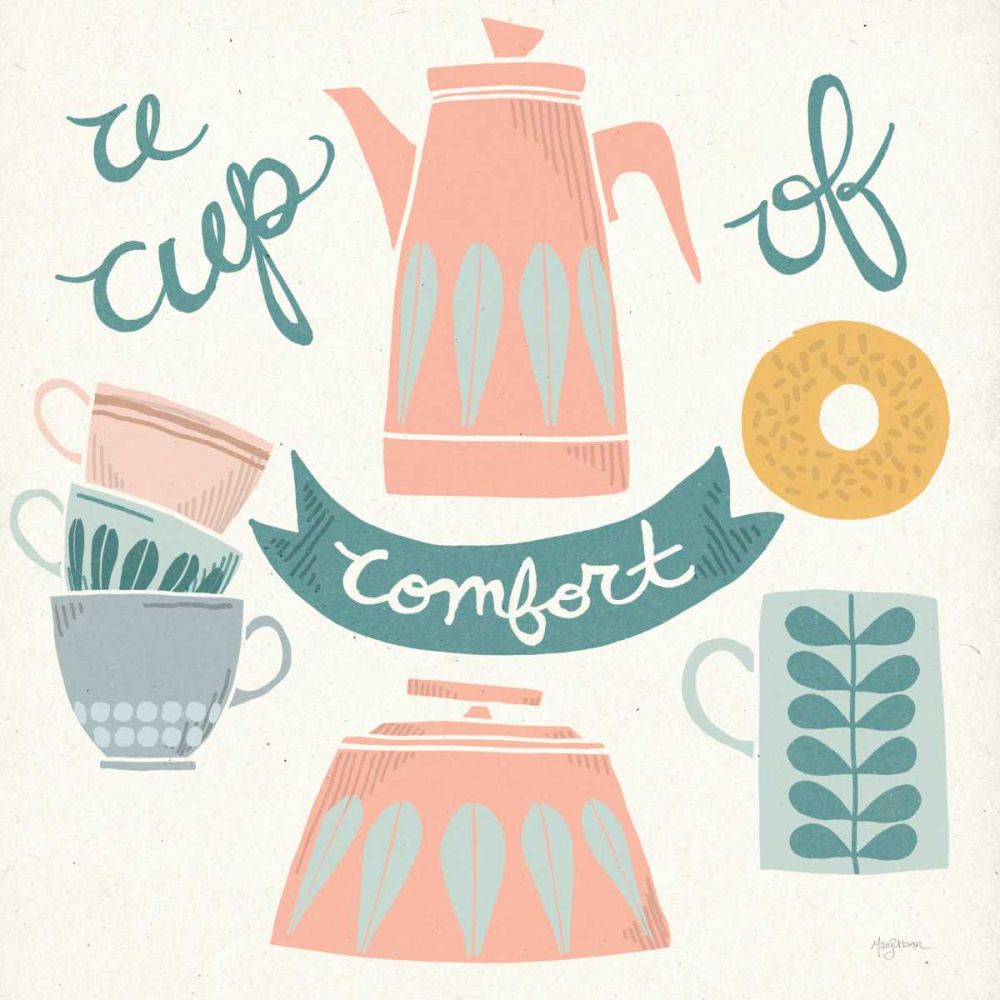 A Cup of Comfort Pastel art print by Mary Urban for $57.95 CAD