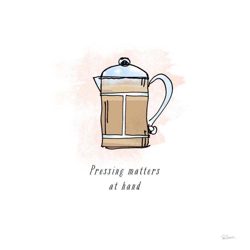 Good Brew IV Black Text art print by Sue Schlabach for $57.95 CAD