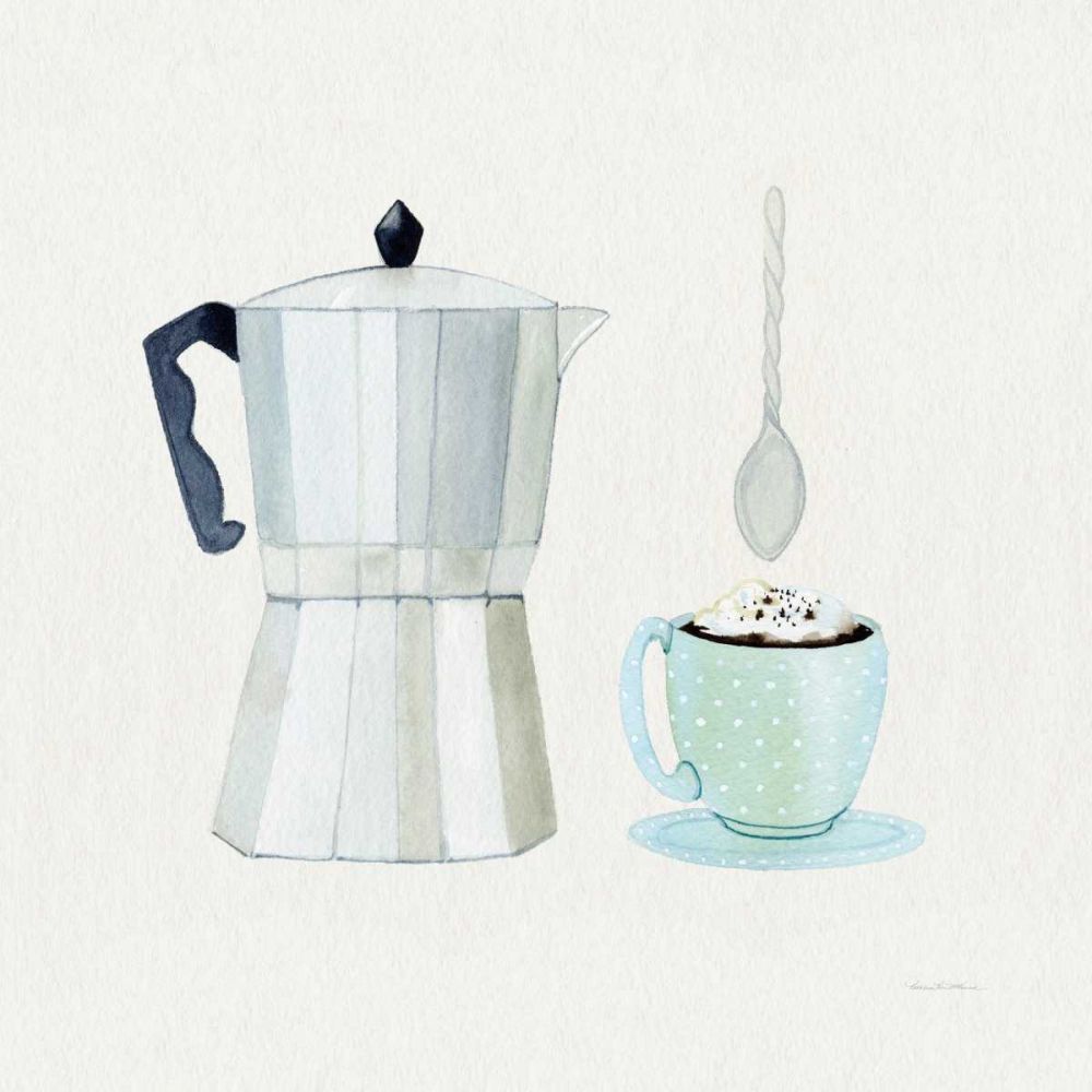 Coffee Break VII Tan art print by Kathleen Parr McKenna for $57.95 CAD