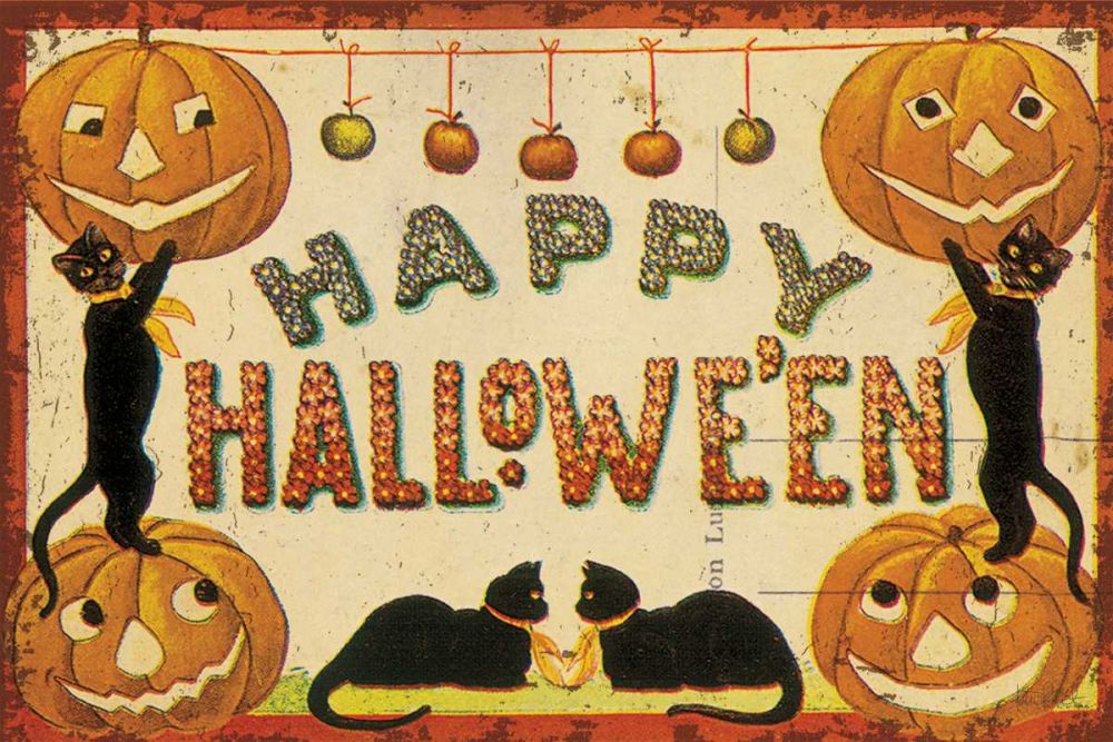 Halloween Nostalgia Happy Halloween art print by Katie Pertiet for $57.95 CAD