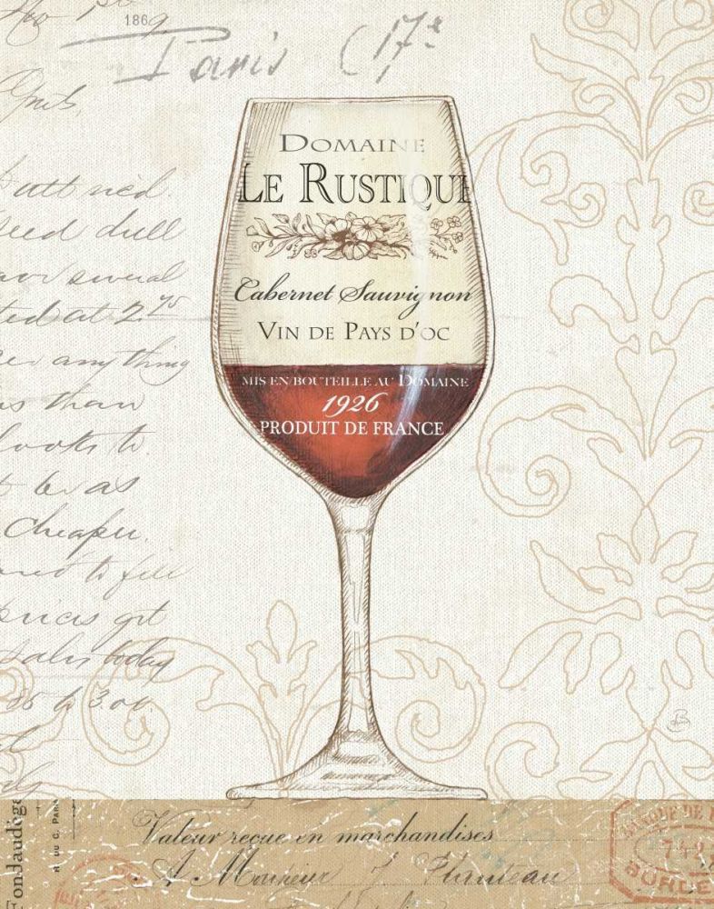 Wine By the Glass I art print by Daphne Brissonnet for $57.95 CAD