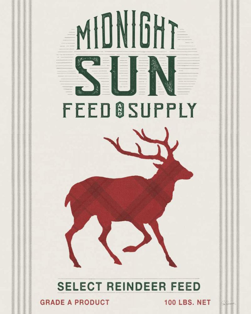Midnight Sun Reindeer Feed art print by Sue Schlabach for $57.95 CAD