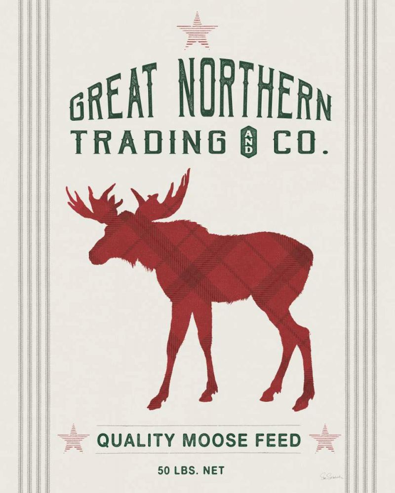 Northern Trading Moose Feed art print by Sue Schlabach for $57.95 CAD