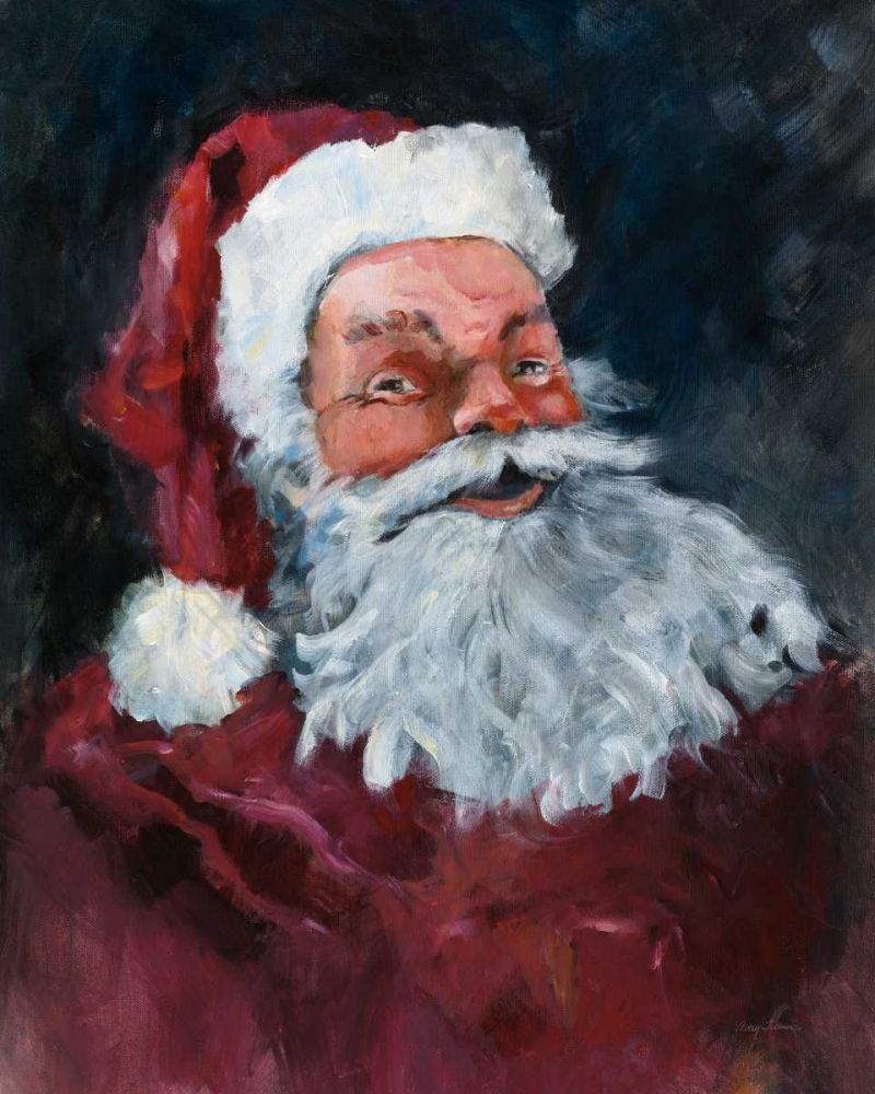 Jolly Santa art print by Avery Tillmon for $57.95 CAD