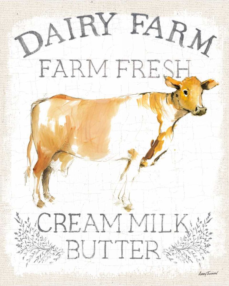 Dairy Farm burlap art print by Avery Tillmon for $57.95 CAD