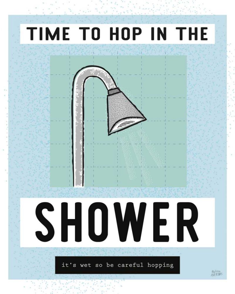 Shower Hopping art print by Melissa Averinos for $57.95 CAD