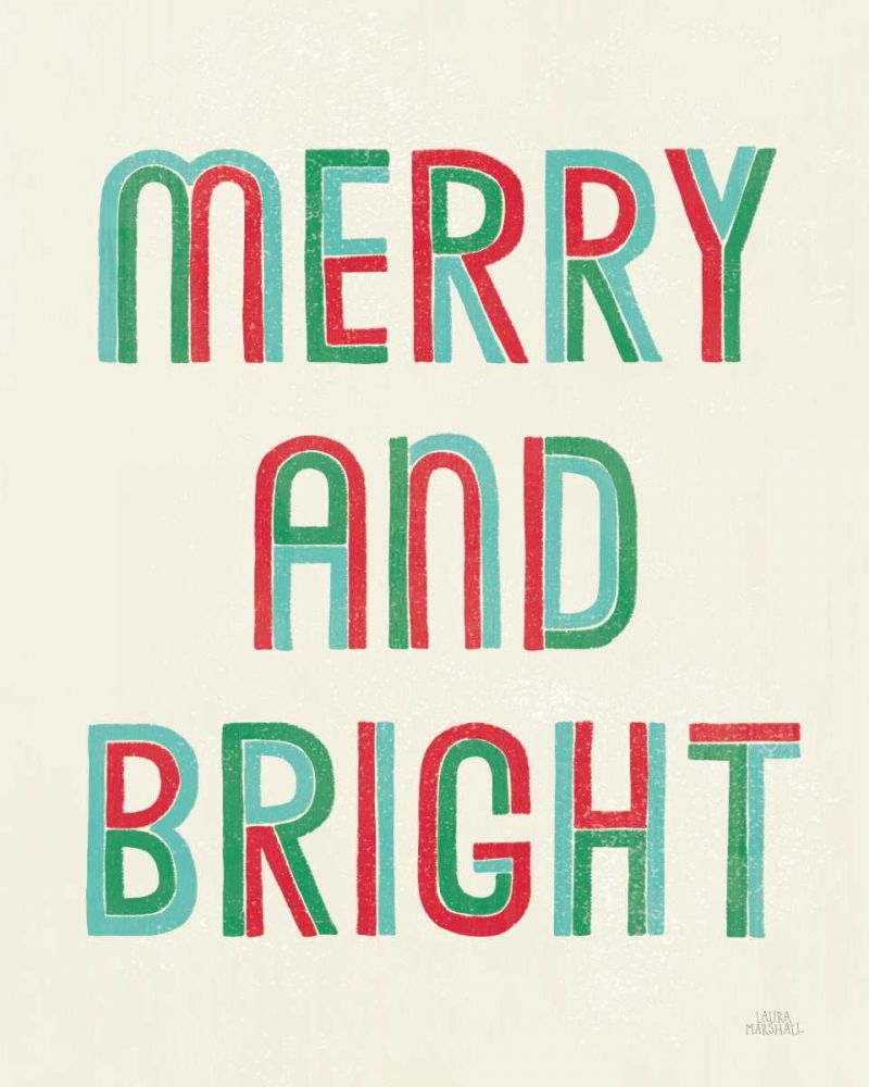 Christmas Sentiments I art print by Laura Marshall for $57.95 CAD