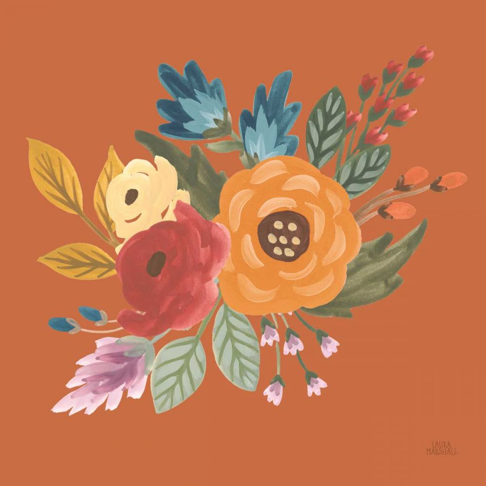 Harvest Garden Flowers II art print by Laura Marshall for $57.95 CAD