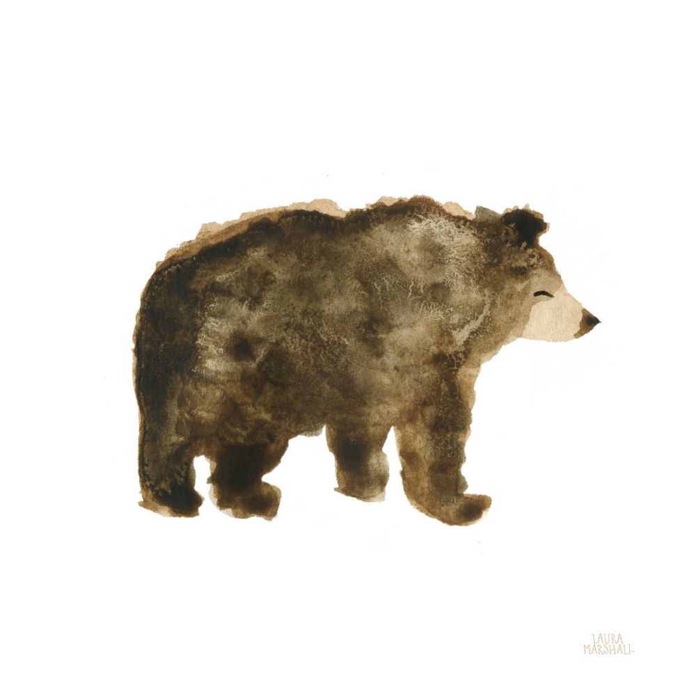 Woodland Whimsy Bear art print by Laura Marshall for $57.95 CAD