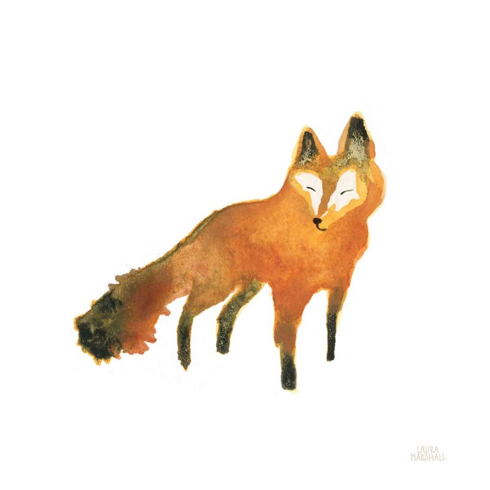 Woodland Whimsy Fox art print by Laura Marshall for $57.95 CAD