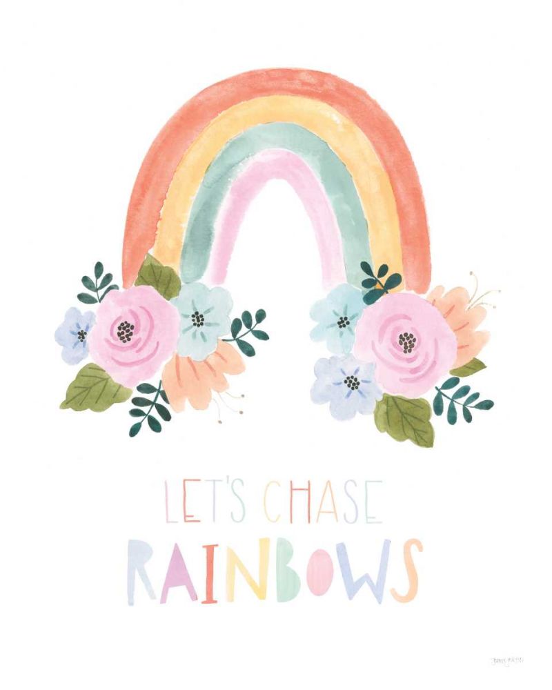 Lets Chase Rainbows I art print by Jenaya Jackson for $57.95 CAD