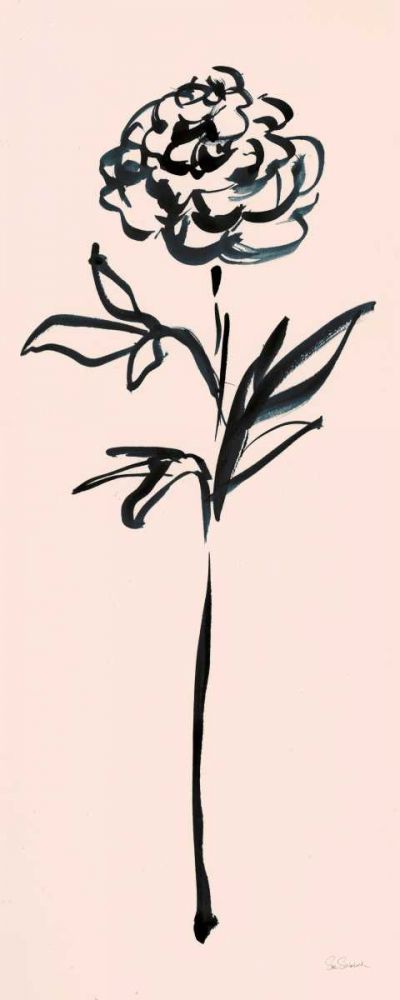 Floral Line II on Pink art print by Sue Schlabach for $57.95 CAD