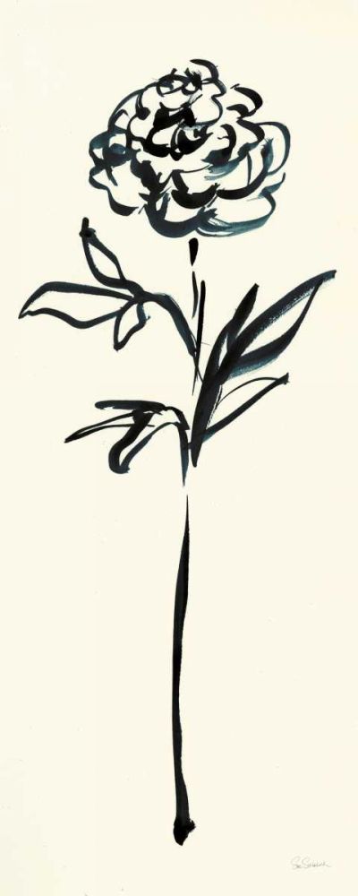 Floral Line II on Cream art print by Sue Schlabach for $57.95 CAD