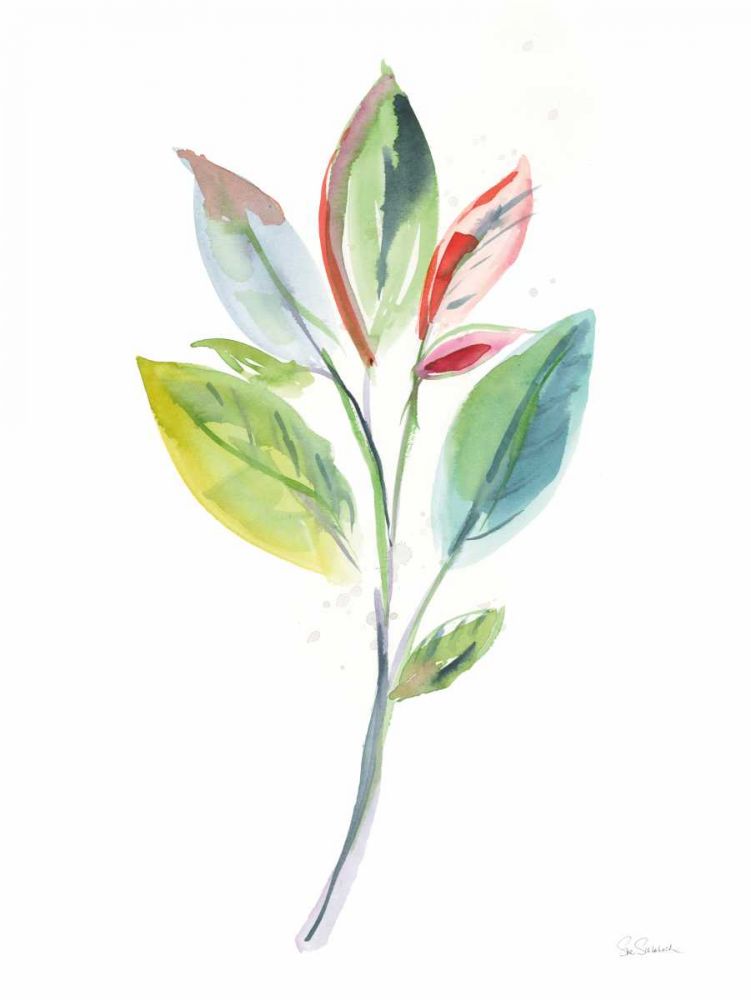 Washy Leaves I art print by Sue Schlabach for $57.95 CAD