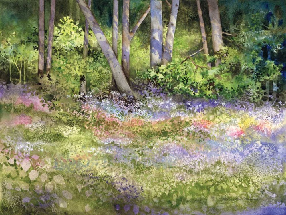 Springtime Woods art print by Kathleen Parr McKenna for $57.95 CAD