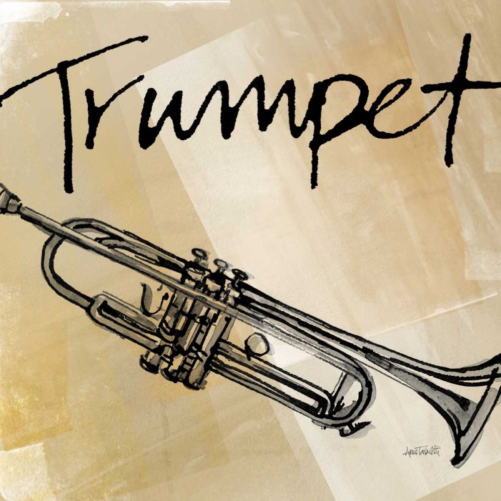 Trumpet Neutral art print by Anne Tavoletti for $57.95 CAD