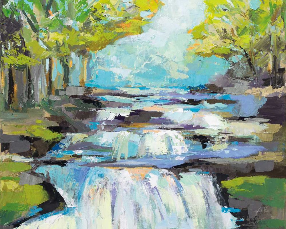 The Waterfall art print by Jeanette Vertentes for $57.95 CAD