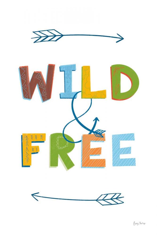 Wild and Free art print by Becky Thorns for $57.95 CAD