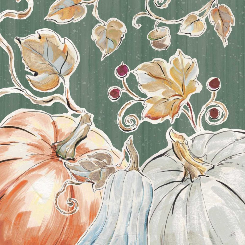 Pumpkin Patch III Dark art print by Daphne Brissonnet for $57.95 CAD