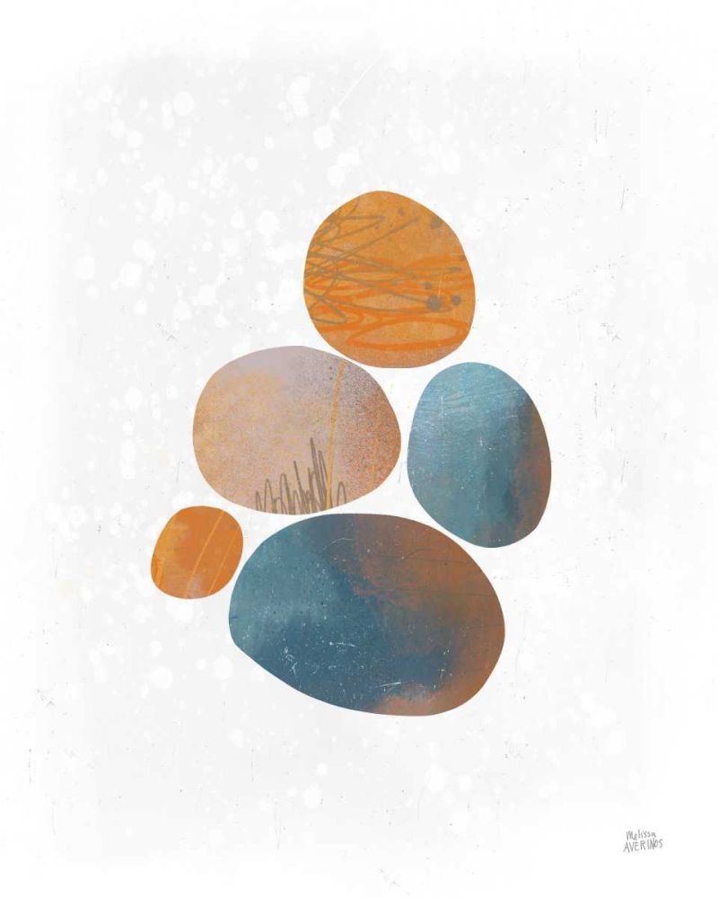 Collage Stones II art print by Melissa Averinos for $57.95 CAD