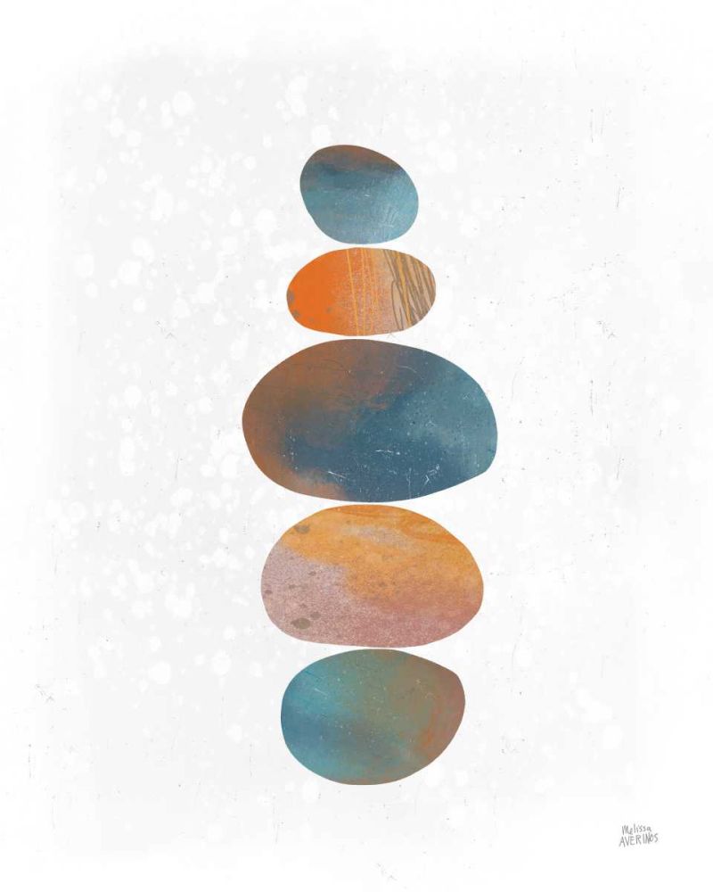 Collage Stones III art print by Melissa Averinos for $57.95 CAD