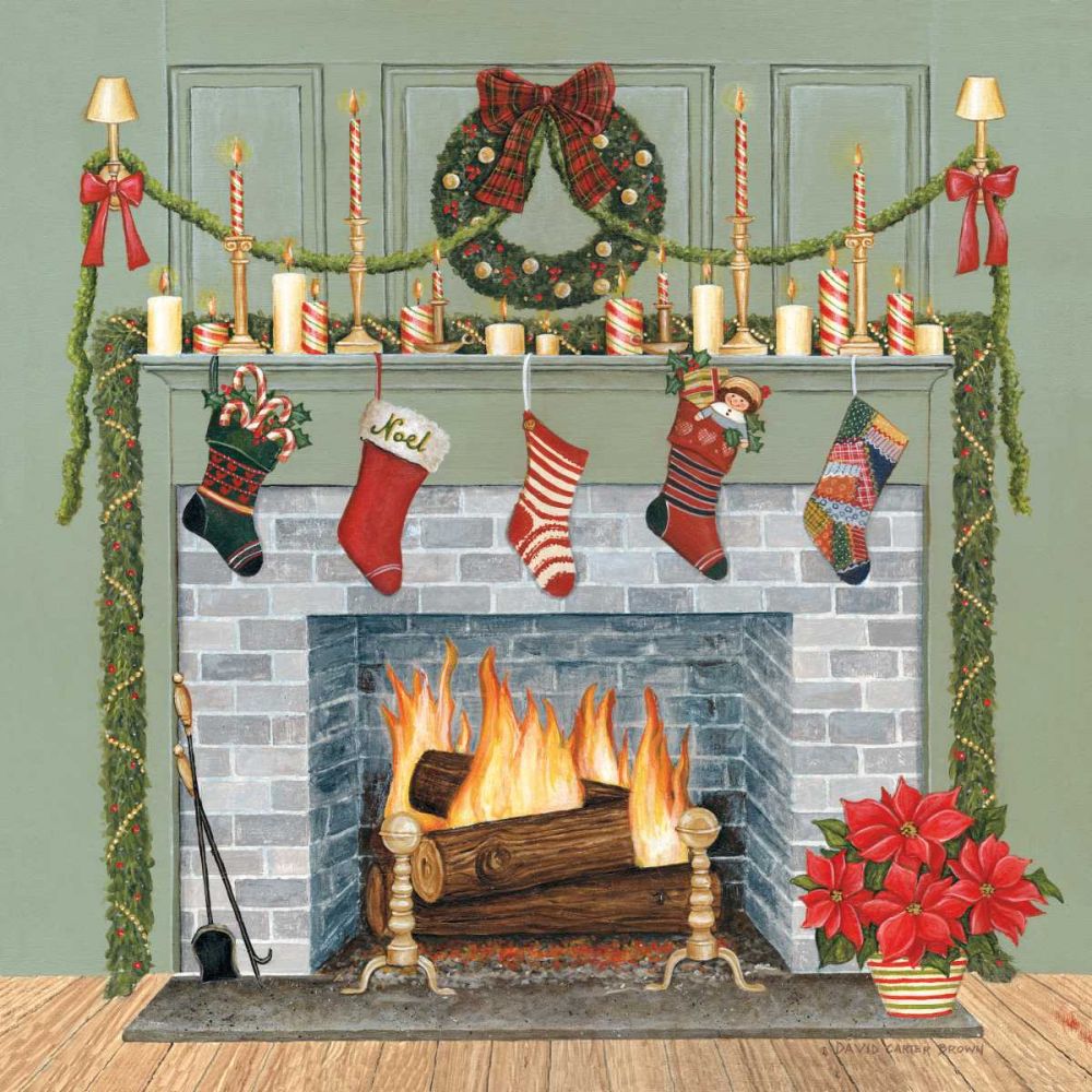 Home for the Holidays I Gray art print by David Carter Brown for $57.95 CAD