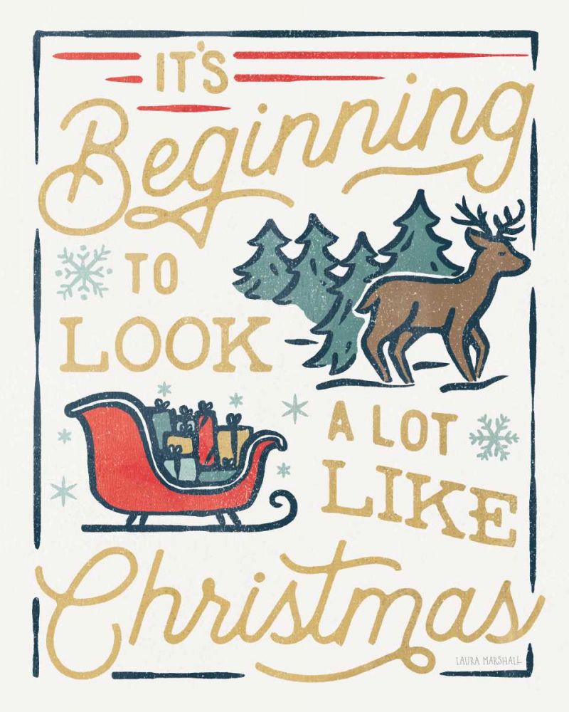 Christmas Adventures VII art print by Laura Marshall for $57.95 CAD