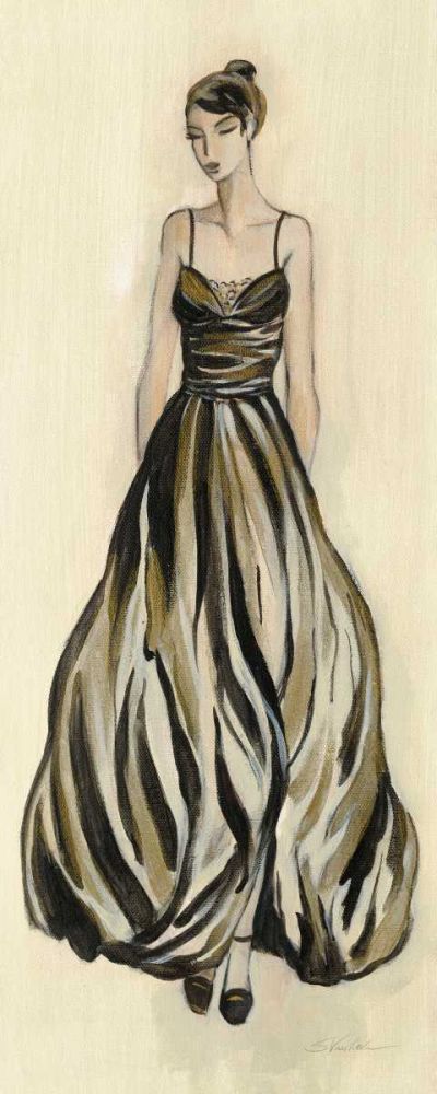 Evening Gown III art print by Silvia Vassileva for $57.95 CAD