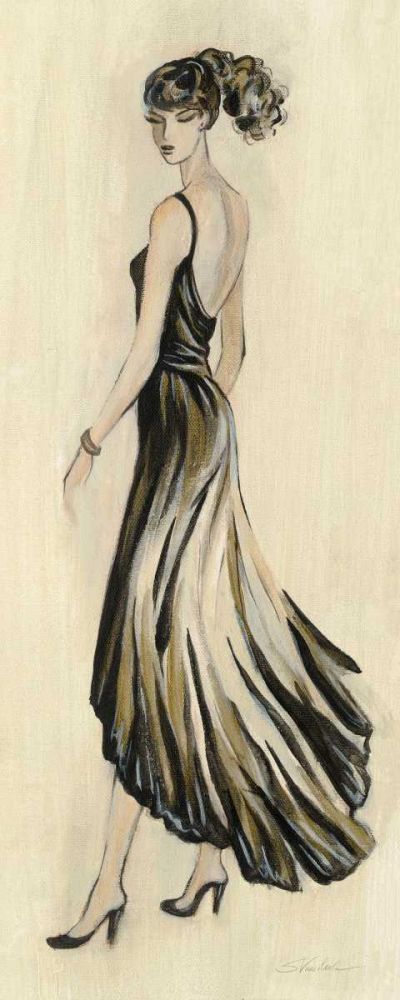 Evening Gown IV art print by Silvia Vassileva for $57.95 CAD