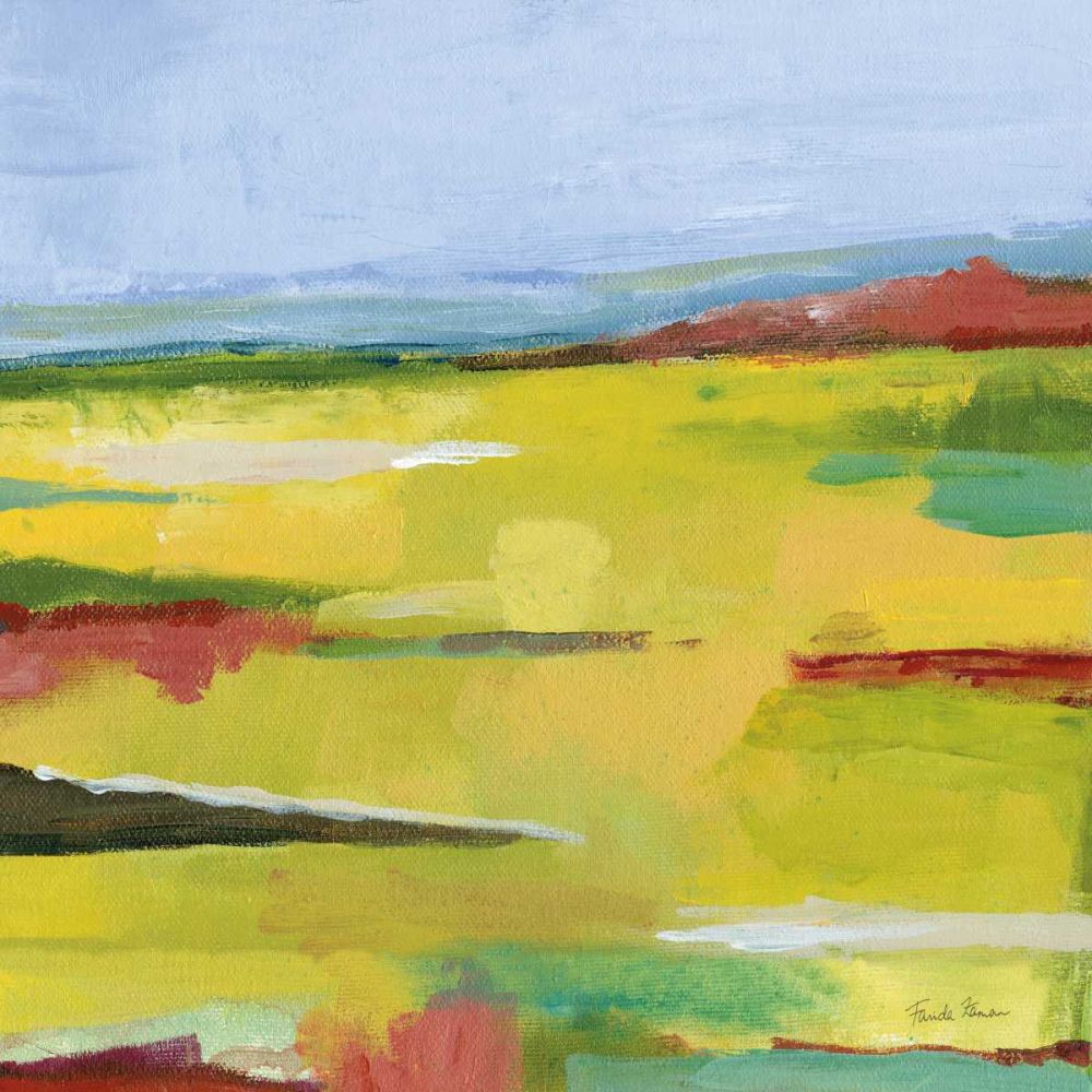 Landscape Abstract art print by Farida Zaman for $57.95 CAD