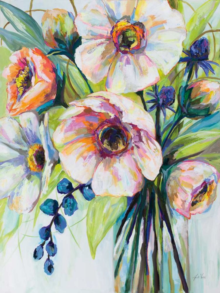 Pretty Poppies art print by Jeanette Vertentes for $57.95 CAD