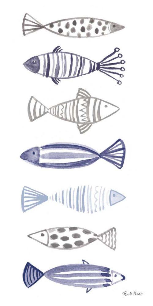 A School of Fish I art print by Farida Zaman for $57.95 CAD